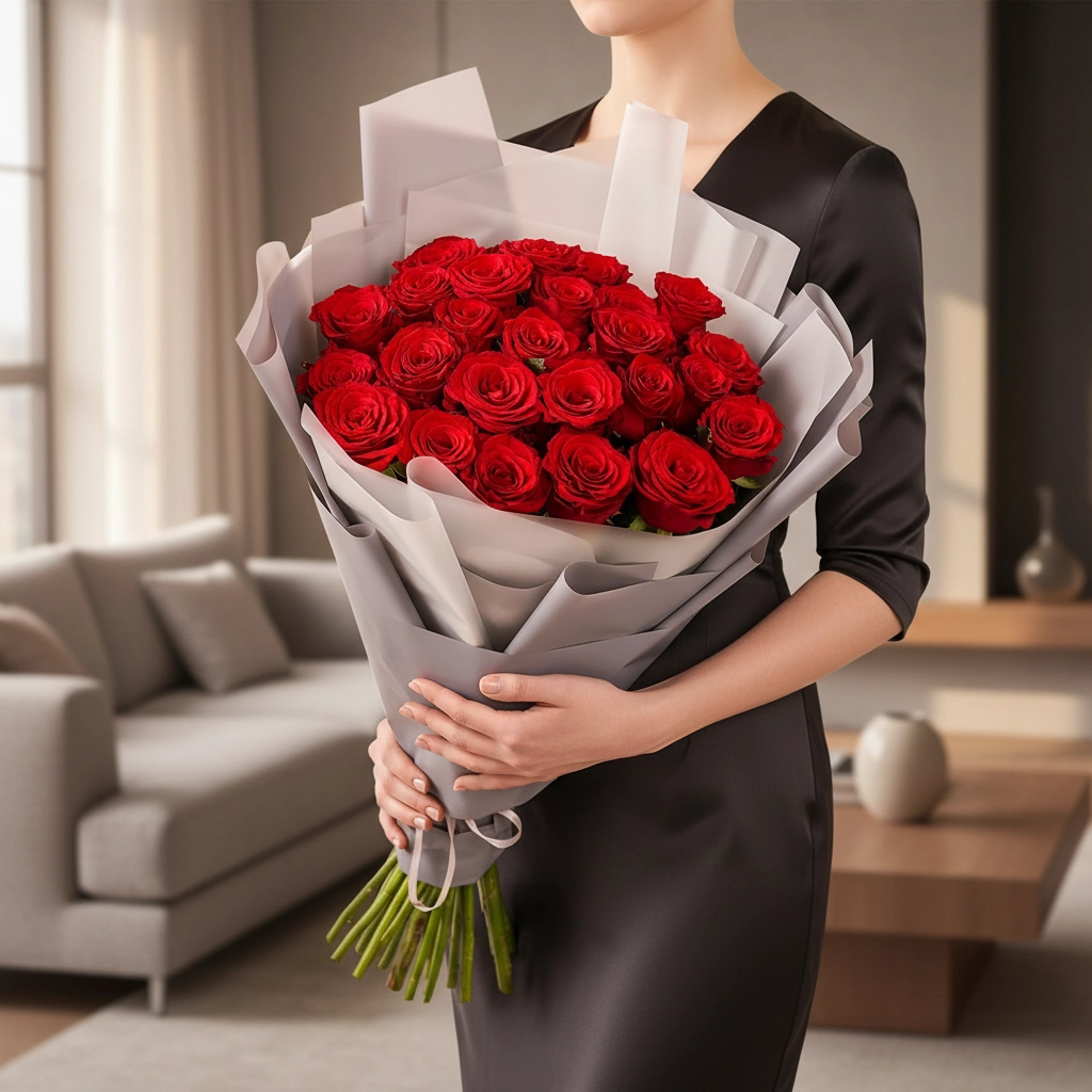 20'Li Kırmızı Gül