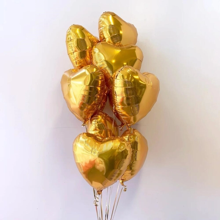 8'Li Gold Balon Set