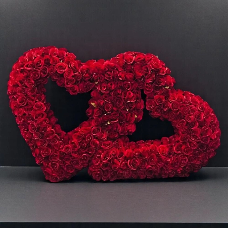 Luxury Heart Roses