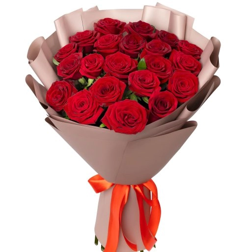 21'Li Kırmızı Gül Buketi
