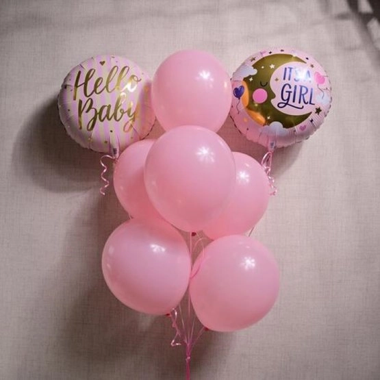 8'Li Pembe Balon Set