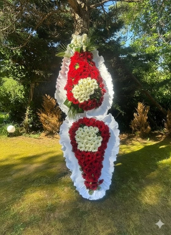 Çift Katlı Lüks Çelenk