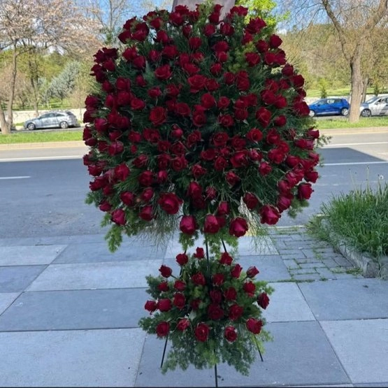 Gül Ferforje Çelenk