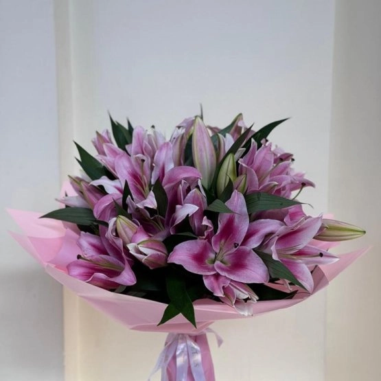 Pink Lilies